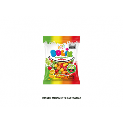 BALA - KUKY - 500g GOMA BOLIX CITRUS SAB. SORTIDOS